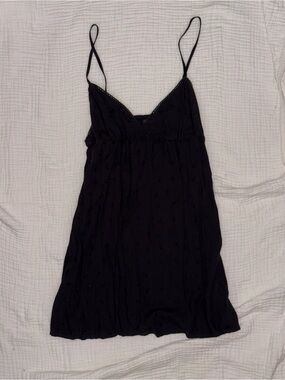 Volcom Black Spaghetti-Strap Slip Dress